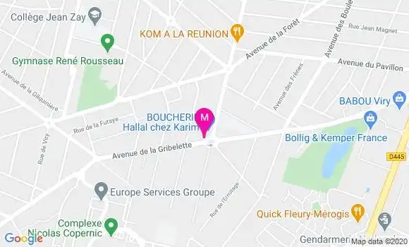 Localisation Dr Hervé Decouzon