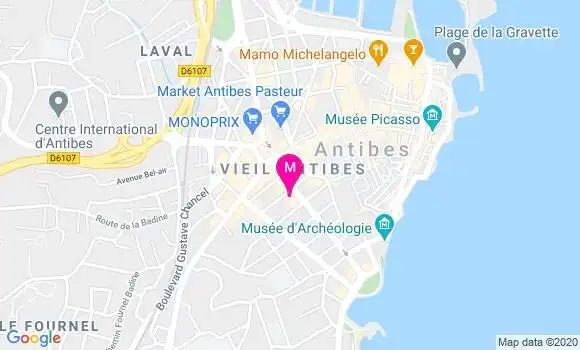 Localisation Dr Michel Agostini