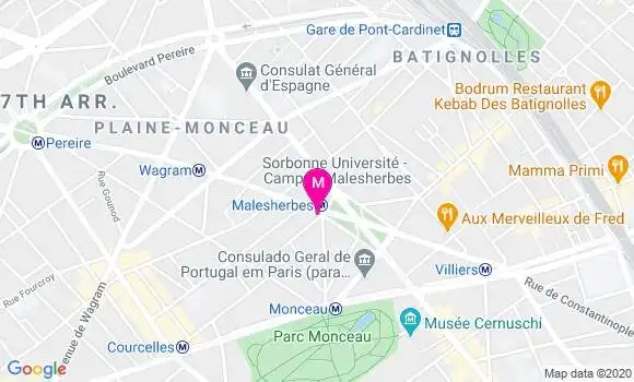 Localisation Dr Raoul Vidal