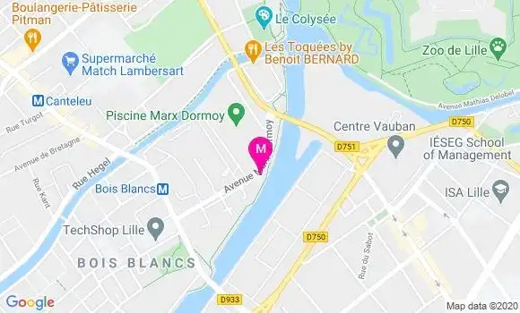 Localisation Dr Bruno Coquet