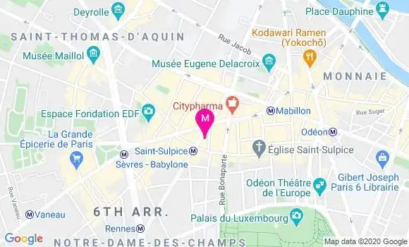 Localisation Dr Guy Montefiore