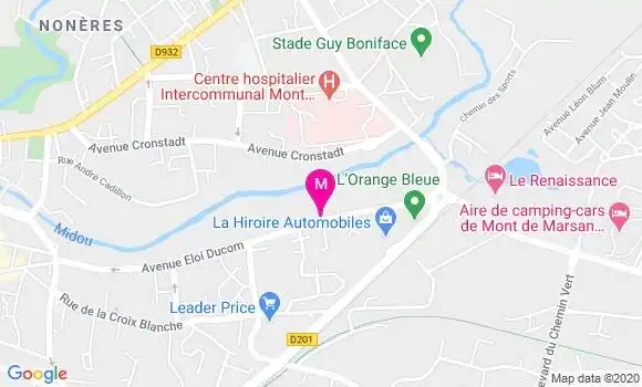 Localisation Dr Georges Pedeboscq