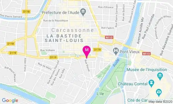 Localisation Dr Jean Michel Laudinat