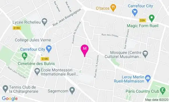 Localisation Dr Nathalie Boulet