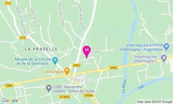 Localisation Dr Nadine Flauto
