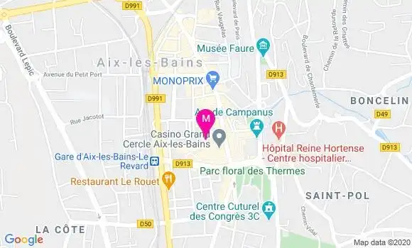 Localisation Dr Laurent Manon