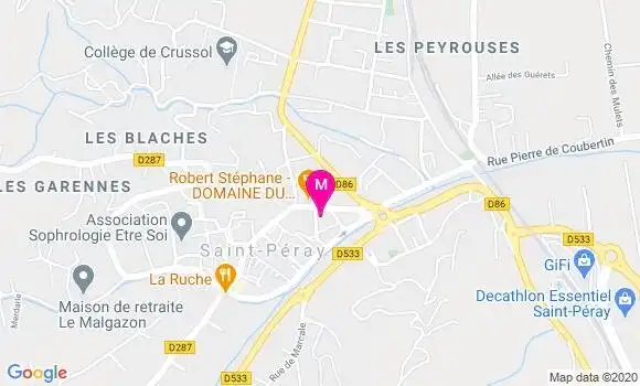 Localisation Dr Marielle Zannis
