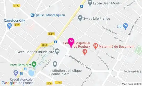 Localisation Dr Guilhem Bruneau