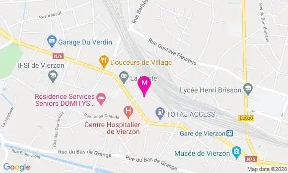 Localisation Dr Isabelle Servoin