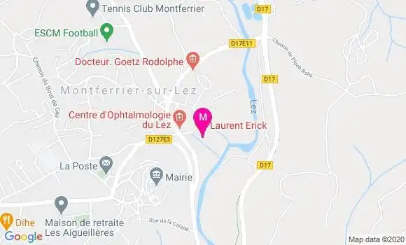 Localisation Dr Erick Laurent