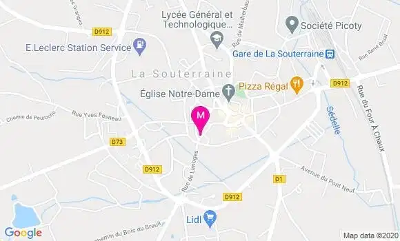 Localisation Dr Jean Paul Mousnier