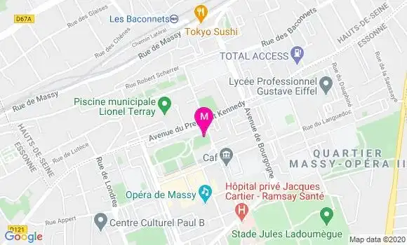 Localisation Dr Thomas Hovasse