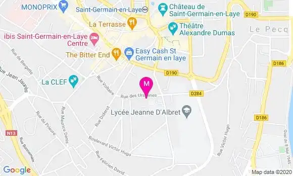 Localisation Dr Marie Christine Bergeret