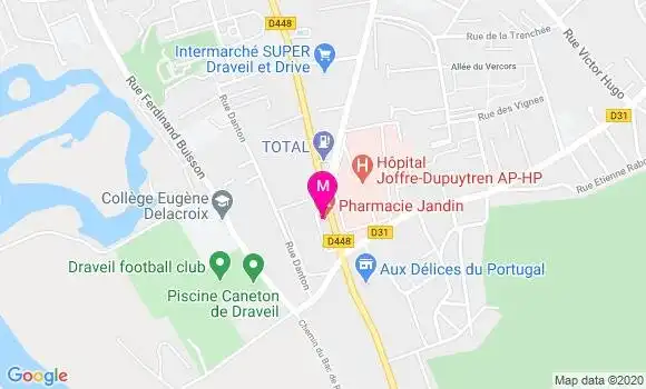 Localisation Dr Jean Christophe Appel