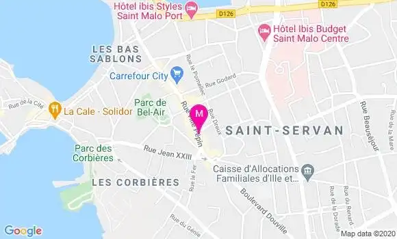Localisation Dr François Bruno Le Bot