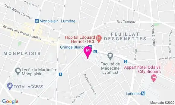 Localisation Dr Isabelle Martel Lafay