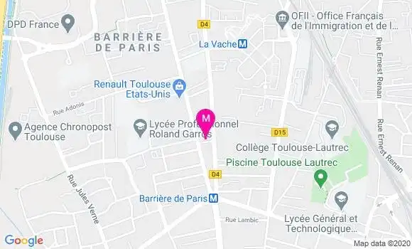 Localisation Dr Caroline Dat Sénac