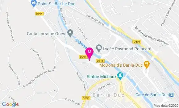 Localisation Dr Guy Thourot