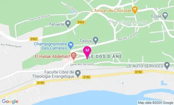 Localisation Dr Philippe Rapoport
