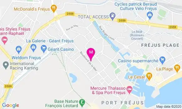 Localisation Dr Claudine Marvillet