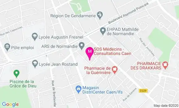 Localisation Dr Pierre Stéfani