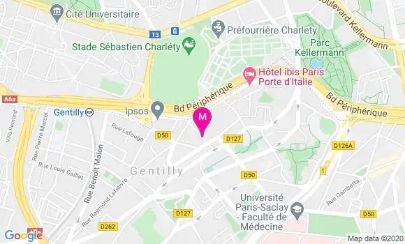 Localisation Dr Sabine Roquefort