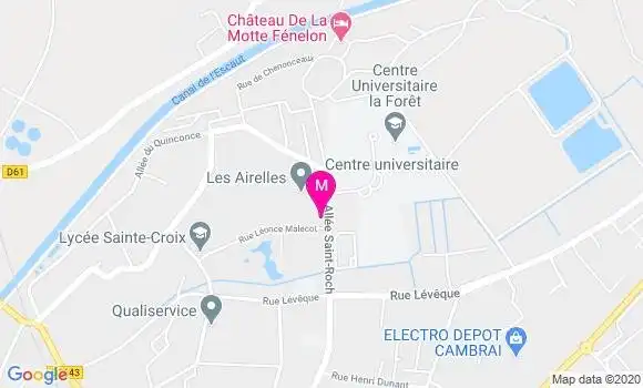 Localisation Dr Arnaud Moreau