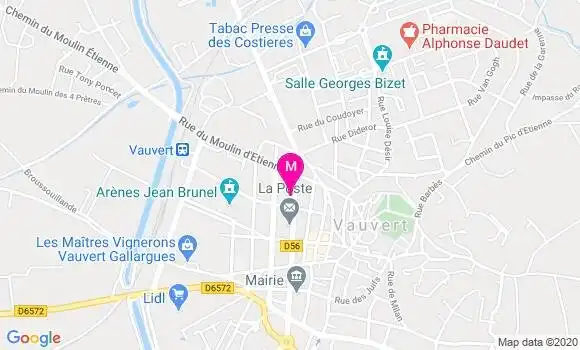Localisation Dr Hugues Romano