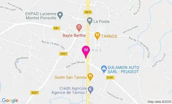 Localisation Dr Catherine Bagaud