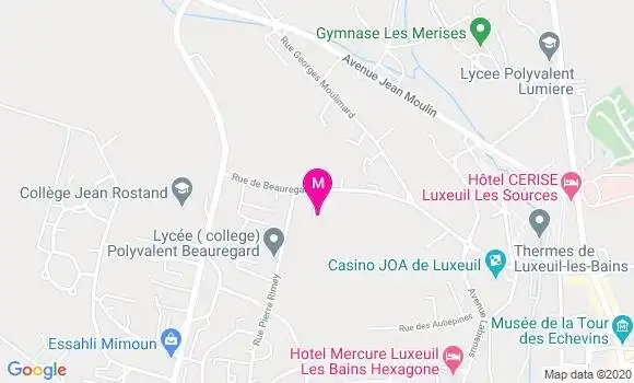 Localisation Dr Claude Grosjean