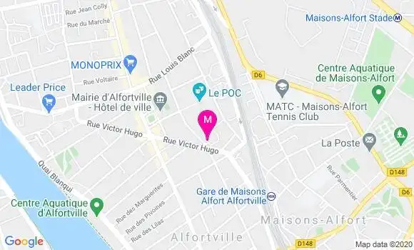 Localisation Dr Isabelle Nataf