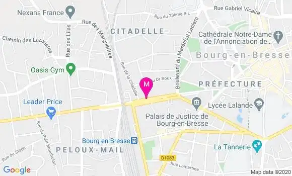 Localisation Dr Bruno Jean Louis