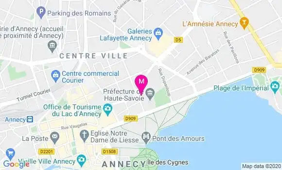 Localisation Dr Laetitia Denis Noel