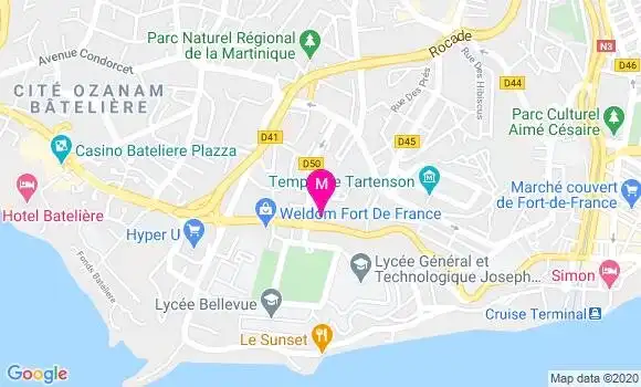 Localisation Dr Albert Jean Charles