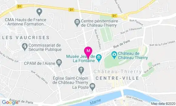 Localisation Dr Jean Paul Heligon