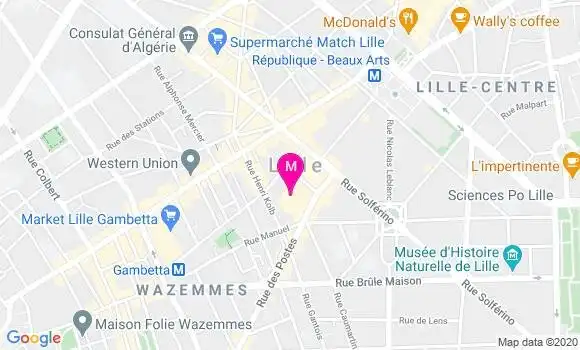 Localisation Dr Bertrand Herbinet