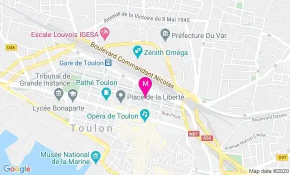 Localisation Dr Jean Luc Courty