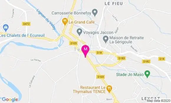 Localisation Dr Hélène Vacher Gachet