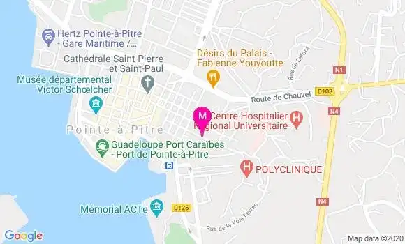 Localisation Dr Sylvain Marc Lubeth