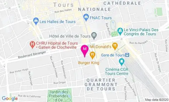 Localisation Dr Philippe Yvraut