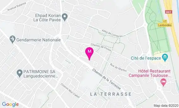 Localisation Dr Sandrine Cazal Gamelsy