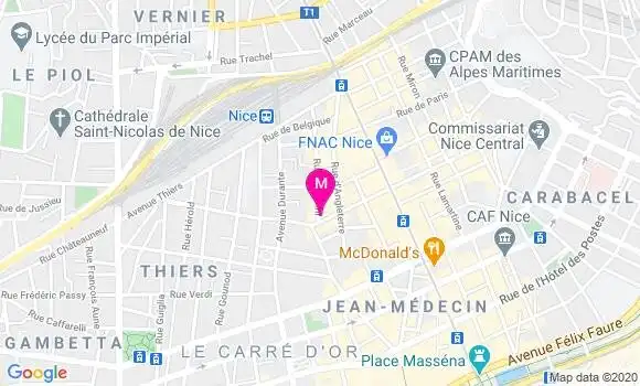 Localisation Dr Philippe Fiandrino
