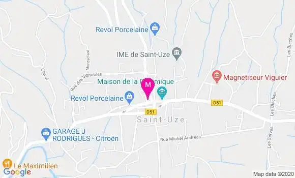 Localisation Dr Christelle Ravier