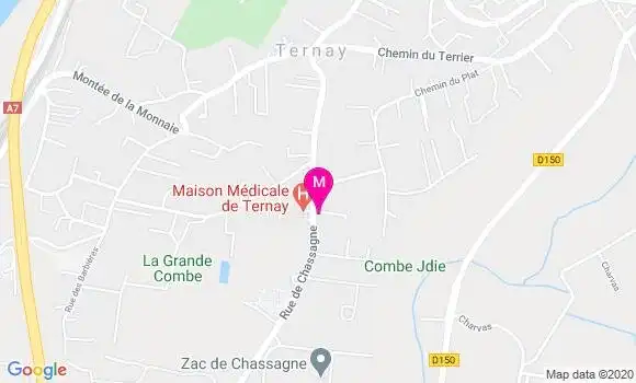 Localisation Dr Bertrand Virieux
