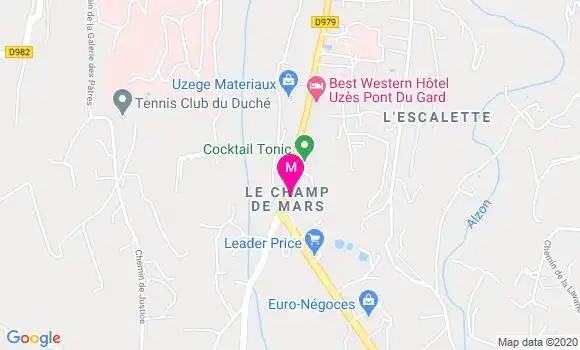 Localisation Dr Christine Ivancic Ribou