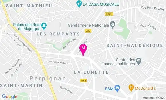 Localisation Dr Margarett Navaux