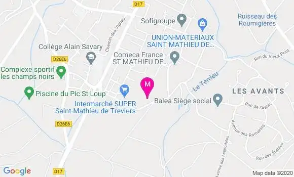 Localisation Dr Nathalie Olive