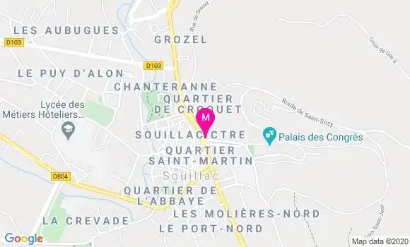 Localisation Dr Joëlle D
