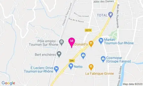 Localisation Dr Patrice Bard