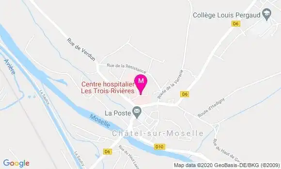 Localisation Dr Jean Parisot